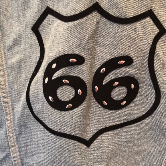 Scottsdale Images Route 66 Jean Jacket Vest - Picture 8 of 8